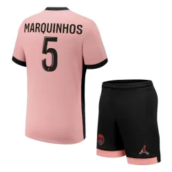 Conjunto Paris Saint-Germain Marquinhos 5 Niño Tercera 24/25 Conjunto Paris Saint-Germain Marquinhos 5 Niño Tercera 24/25