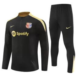 Barcelona Sudadera De Entrenamiento Hombre Cremallera Cuarto 24/25 Negra Barcelona Sudadera De Entrenamiento Hombre Cremallera Cuarto 24/25 Negra