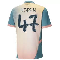 Camiseta Manchester City Foden 47 Cuarta Hombre 24/25 Camiseta Manchester City Foden 47 Cuarta Hombre 24/25
