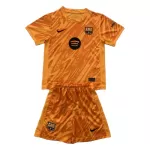 Conjunto Portero FC Barcelona Niño 24/25 Naranja