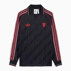 Camiseta Manga Larga Manchester United Hombre Retro 24/25 Camiseta Manga Larga Manchester United Hombre Retro 24/25