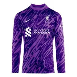 Camiseta Portero Liverpool Hombre 24/25 Púrpura Manga Larga Camiseta Portero Liverpool Hombre 24/25 Púrpura Manga Larga