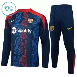 Barcelona Sudadera De Entrenamiento Niño Cremallera Cuarto 24/25 Navy Barcelona Sudadera De Entrenamiento Niño Cremallera Cuarto 24/25 Navy
