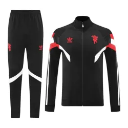 Manchester United Conjunto De Chaqueta De Entrenamiento Hombre 24/25 Negra Manchester United Conjunto De Chaqueta De Entrenamiento Hombre 24/25 Negra