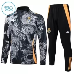 Real Madrid Dragon Conjunto De Chaqueta De Entrenamiento Niño 24/25 Negra Real Madrid Dragon Conjunto De Chaqueta De Entrenamiento Niño 24/25 Negra
