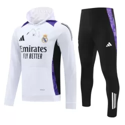 Real Madrid Hoodie Sudadera De Entrenamiento Hombre 24/25 Blanca Real Madrid Hoodie Sudadera De Entrenamiento Hombre 24/25 Blanca