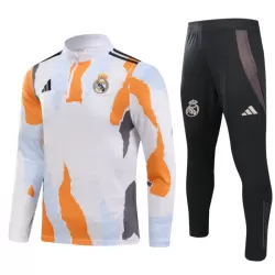 Real Madrid Sudadera De Entrenamiento Hombre Cremallera Cuarto 24/25 Blanca Real Madrid Sudadera De Entrenamiento Hombre Cremallera Cuarto 24/25 Blanca