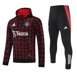 Manchester United Hoodie Sudadera De Entrenamiento Hombre 24/25 Roja Manchester United Hoodie Sudadera De Entrenamiento Hombre 24/25 Roja