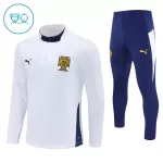 Portugal Sudadera De Entrenamiento Niño Cremallera Cuarto 24/25 Blanca