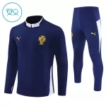Portugal Sudadera De Entrenamiento Niño Cremallera Cuarto 24/25 Navy