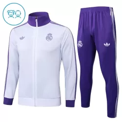 Real Madrid Conjunto De Chaqueta De Entrenamiento Niño 24/25 Blanca Real Madrid Conjunto De Chaqueta De Entrenamiento Niño 24/25 Blanca