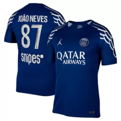 Camiseta Paris Saint-Germain Joao Neves 87 Cuarta Hombre 24/25 Camiseta Paris Saint-Germain Joao Neves 87 Cuarta Hombre 24/25