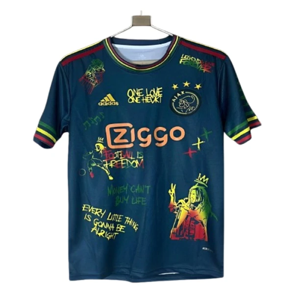 Camiseta Ajax Amsterdam x Bob Marley Hombre 24/25 Navy