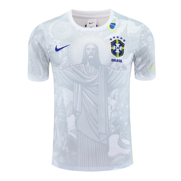 Camiseta Brasil Hombre 24/25 Blanca - Especial Camiseta Brasil Hombre 24/25 Blanca - Especial