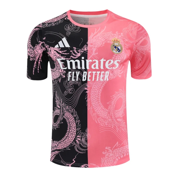 Camiseta Real Madrid Dragon Hombre 24/25 Rosa Camiseta Real Madrid Dragon Hombre 24/25 Rosa
