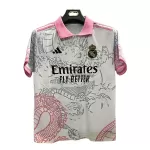 Camiseta Real Madrid Dragon Hombre 25/26 Blanca