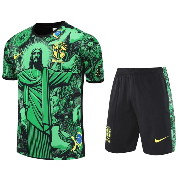 Conjunto Brasil Niño 24/25 Verde - Especial