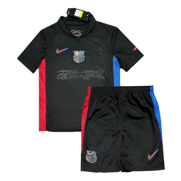 Conjunto FC Barcelona x Travis Scott Niño Segunda 24/25