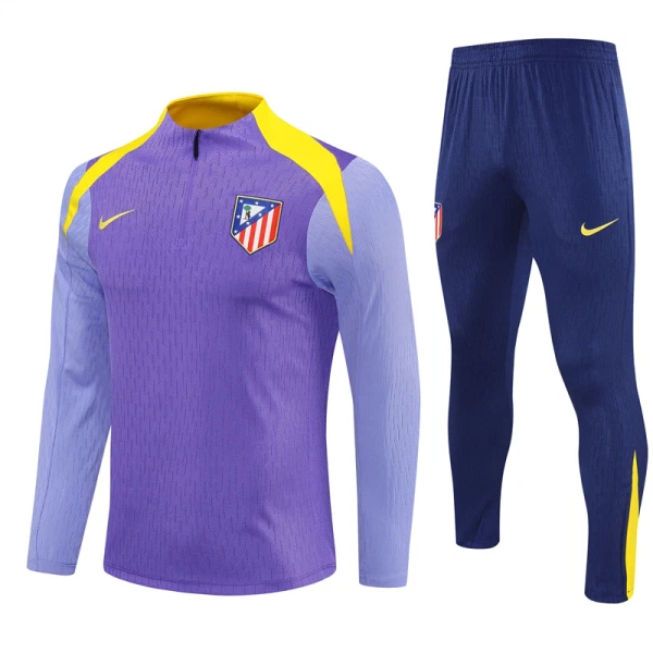 Atlético Madrid Sudadera De Entrenamiento Hombre Cremallera Cuarto 25/26 Púrpura