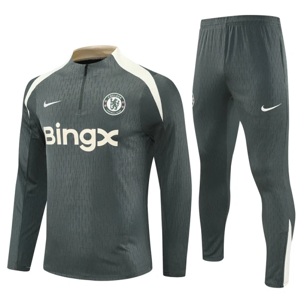 Chelsea Sudadera De Entrenamiento Hombre Cremallera Cuarto 25/26 Gris Chelsea Sudadera De Entrenamiento Hombre Cremallera Cuarto 25/26 Gris