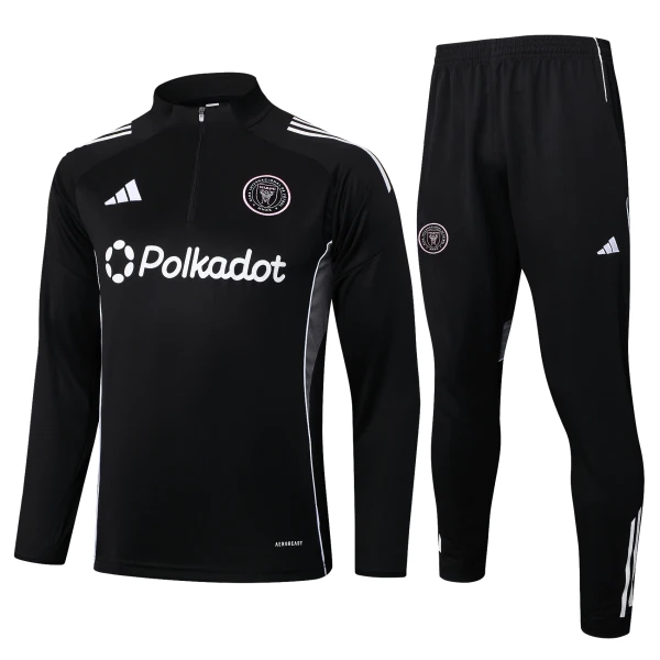 Inter Miami CF Sudadera De Entrenamiento Hombre Cremallera Cuarto 25/26 Negra Inter Miami CF Sudadera De Entrenamiento Hombre Cremallera Cuarto 25/26 Negra