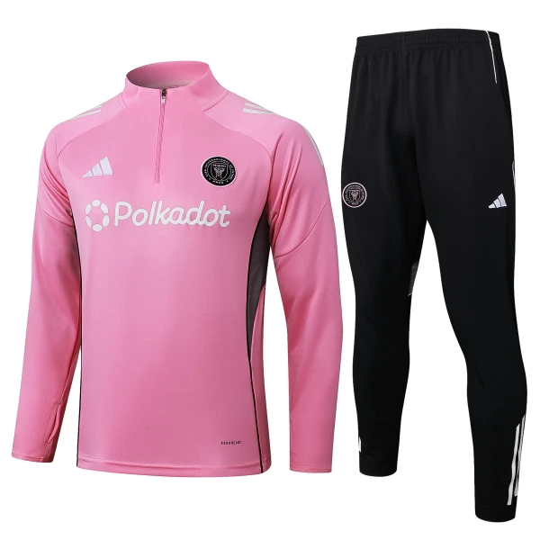 Inter Miami CF Sudadera De Entrenamiento Hombre Cremallera Cuarto 25/26 Rosa Inter Miami CF Sudadera De Entrenamiento Hombre Cremallera Cuarto 25/26 Rosa