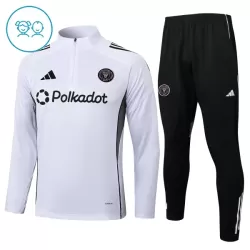 Inter Miami CF Sudadera De Entrenamiento Niño Cremallera Cuarto 25/26 Blanca Inter Miami CF Sudadera De Entrenamiento Niño Cremallera Cuarto 25/26 Blanca