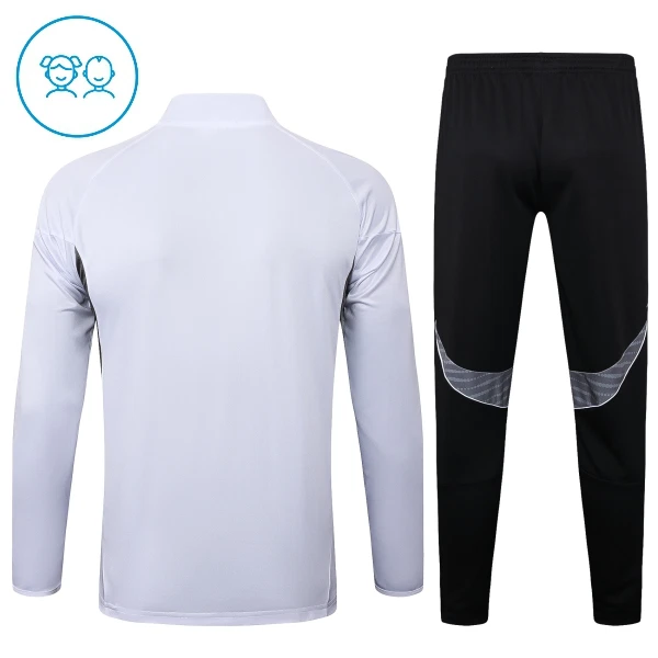Inter Miami CF Sudadera De Entrenamiento Niño Cremallera Cuarto 25/26 Blanca