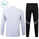 Inter Miami CF Sudadera De Entrenamiento Niño Cremallera Cuarto 25/26 Blanca