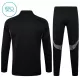 Inter Miami CF Sudadera De Entrenamiento Niño Cremallera Cuarto 25/26 Negra
