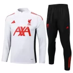 Liverpool Sudadera De Entrenamiento Hombre Cremallera Cuarto 25/26 Blanca