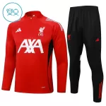 Liverpool Sudadera De Entrenamiento Niño Cremallera Cuarto 24/25 Roja