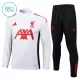 Liverpool Sudadera De Entrenamiento Niño Cremallera Cuarto 25/26 Blanca Liverpool Sudadera De Entrenamiento Niño Cremallera Cuarto 25/26 Blanca