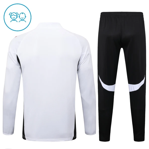 Liverpool Sudadera De Entrenamiento Niño Cremallera Cuarto 25/26 Blanca