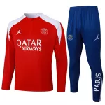 Paris Saint-Germain Sudadera De Entrenamiento Hombre Cremallera Cuarto 25/26 Roja