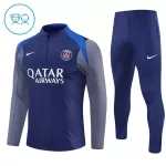 Paris Saint-Germain Sudadera De Entrenamiento Niño Cremallera Cuarto 25/26 Navy