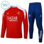 Paris Saint-Germain Sudadera De Entrenamiento Niño Cremallera Cuarto 25/26 Roja