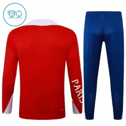 Paris Saint-Germain Sudadera De Entrenamiento Niño Cremallera Cuarto 25/26 Roja