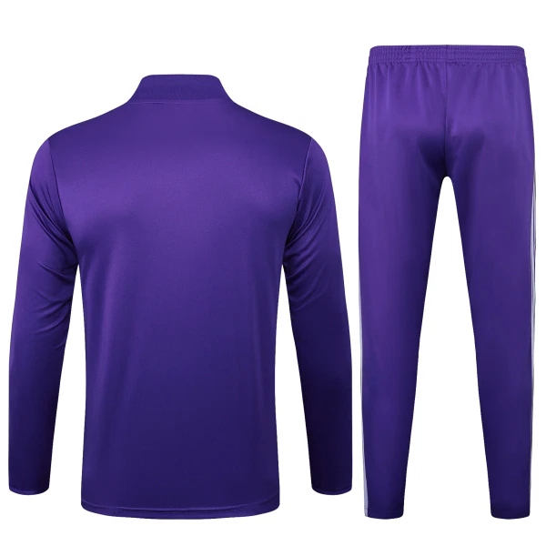 Real Madrid Sudadera De Entrenamiento Hombre Cremallera Cuarto 25/26 Púrpura