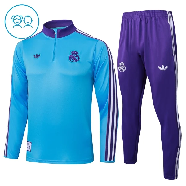 Real Madrid Sudadera De Entrenamiento Niño Cremallera Cuarto 25/26 Azul Real Madrid Sudadera De Entrenamiento Niño Cremallera Cuarto 25/26 Azul