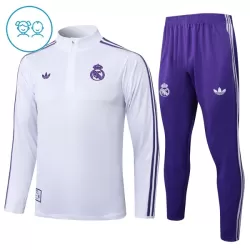 Real Madrid Sudadera De Entrenamiento Niño Cremallera Cuarto 25/26 Blanca Real Madrid Sudadera De Entrenamiento Niño Cremallera Cuarto 25/26 Blanca