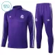 Real Madrid Sudadera De Entrenamiento Niño Cremallera Cuarto 25/26 Púrpura Real Madrid Sudadera De Entrenamiento Niño Cremallera Cuarto 25/26 Púrpura