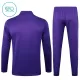 Real Madrid Sudadera De Entrenamiento Niño Cremallera Cuarto 25/26 Púrpura