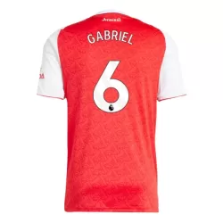 Camiseta Arsenal Gabriel 6 Hombre Primera 25/26