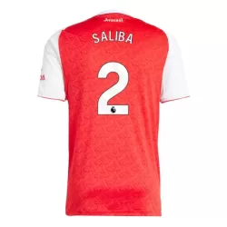 Camiseta Arsenal Saliba 2 Hombre Primera 25/26 Camiseta Arsenal Saliba 2 Hombre Primera 25/26
