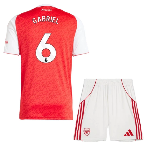 Conjunto Arsenal Gabriel 6 Niño Primera 25/26 Conjunto Arsenal Gabriel 6 Niño Primera 25/26