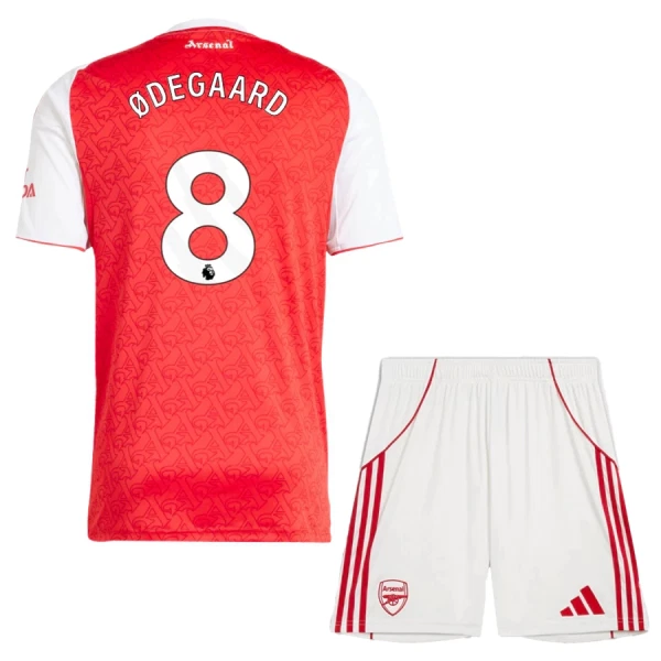 Conjunto Arsenal Odegaard 8 Niño Primera 25/26
