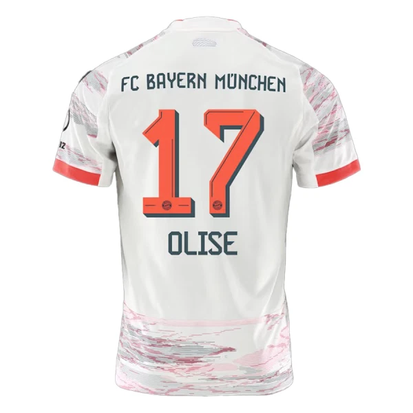 Camiseta FC Bayern de Múnich Olise 17 Hombre Segunda 25/26 Camiseta FC Bayern de Múnich Olise 17 Hombre Segunda 25/26