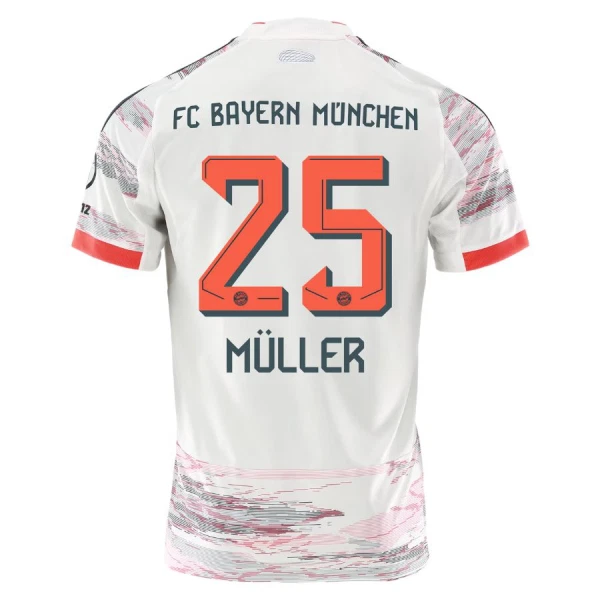 Camiseta FC Bayern de Múnich Thomas Müller 25 Hombre Segunda 25/26 Camiseta FC Bayern de Múnich Thomas Müller 25 Hombre Segunda 25/26