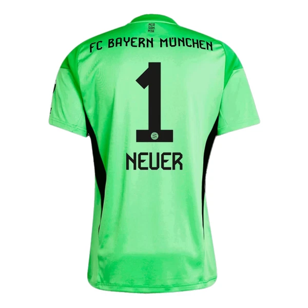Camiseta Portero FC Bayern de Múnich Neuer 1 Hombre 25/26 Verde Camiseta Portero FC Bayern de Múnich Neuer 1 Hombre 25/26 Verde